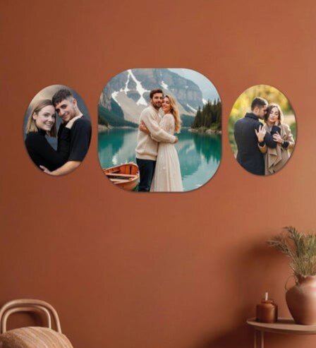 3 Parçalı Dekoratif MDF Tablo Seti - 