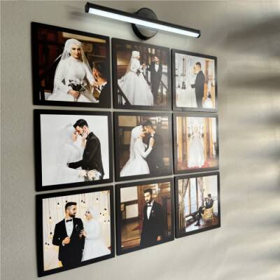 9 Adet Tablo (Led Işık Hediyeli) - 1