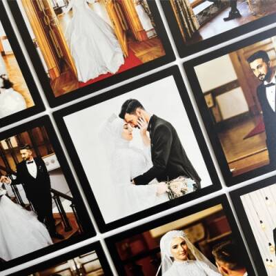 9 Adet Tablo (Led Işık Hediyeli) - 2