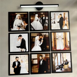9 Adet Tablo (Led Işık Hediyeli) - 4