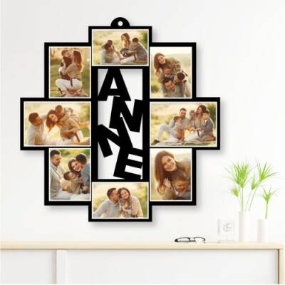 Anne Yazılı Fotoğraf Baskılı Tablo - 1