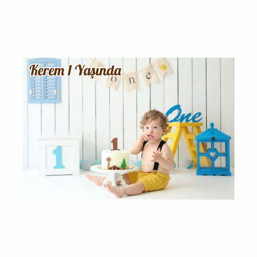 Doğum Günü Magneti Yatay 6x9 Cm - 1