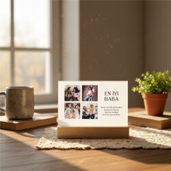 En İyi Baba 13x18 Ahşap Stantlı Akrilik Çerçeve - 3