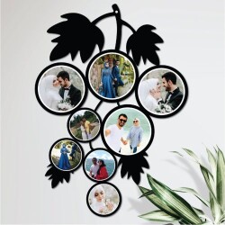 Fotoğraf Baskılı Yaprak Desenli Tablo - 