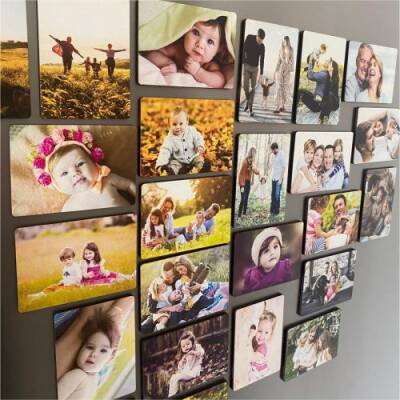 Kişiye Özel Ahşap Magnet - 10 Adet - 4