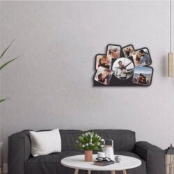 Kişiye Özel Fotoğraflı Saat - 7 Fotoğraflı - 2