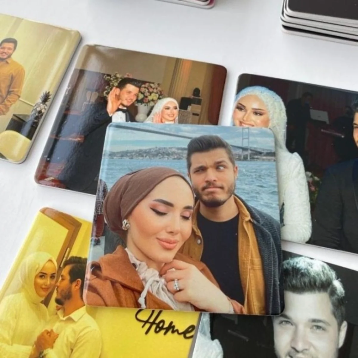 Kişiye Özel Kare Magnet - 24 Adet