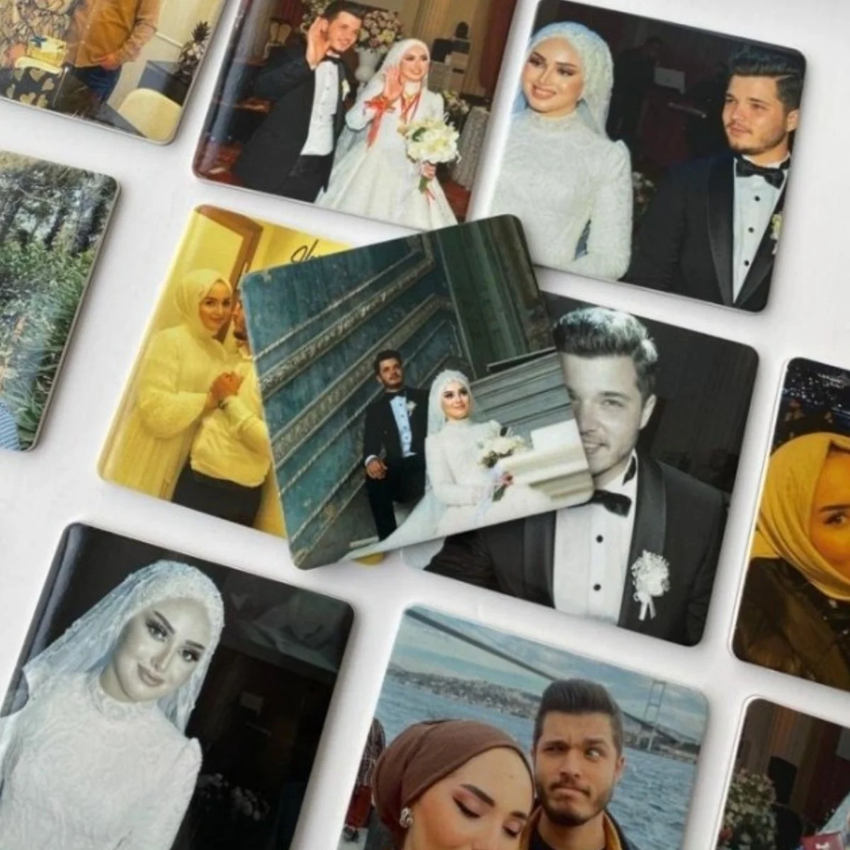 Kişiye Özel Kare Magnet - 24 Adet