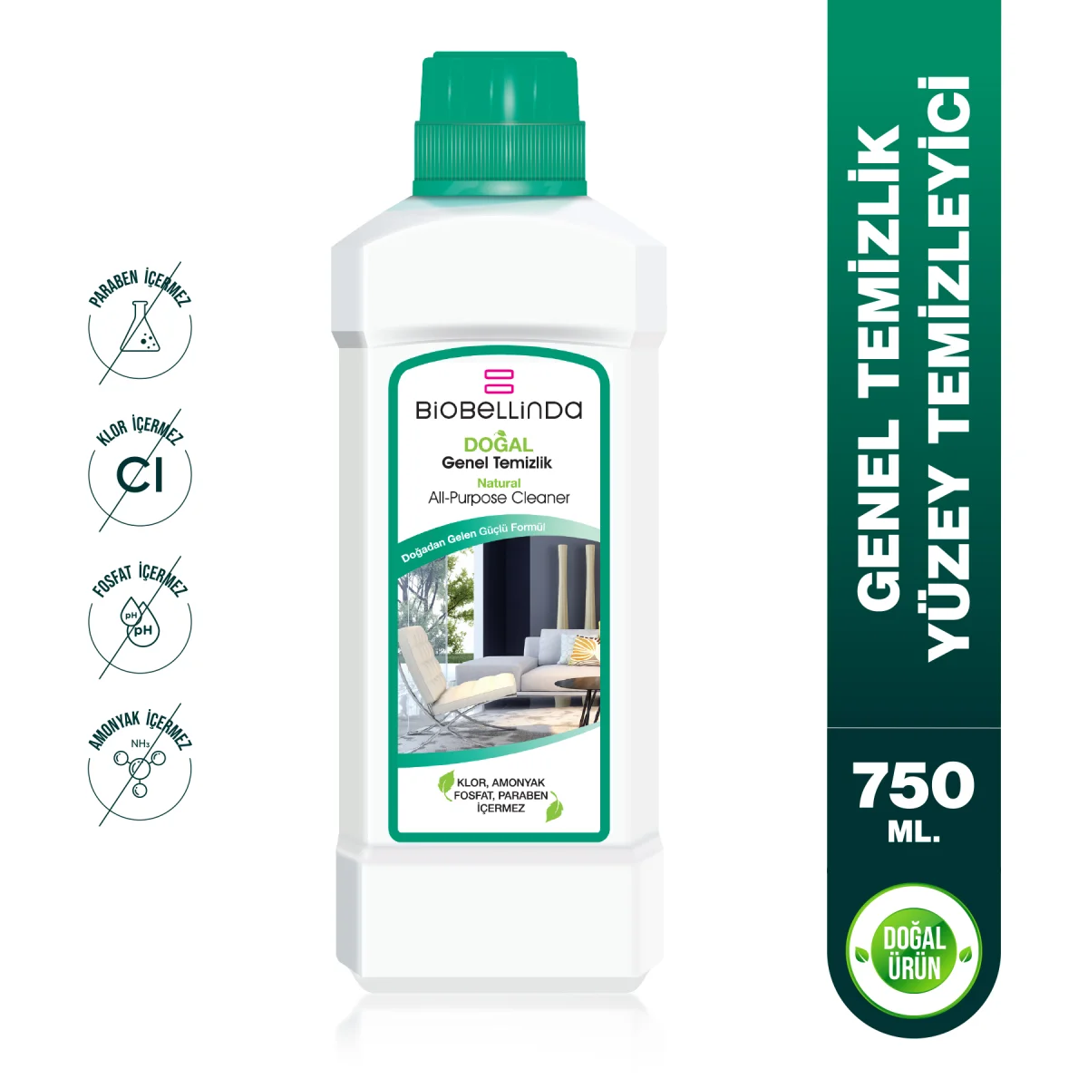 Biobellinda 3X Ultra Konsantre Çamaşır Beyazlatıcı 750 G