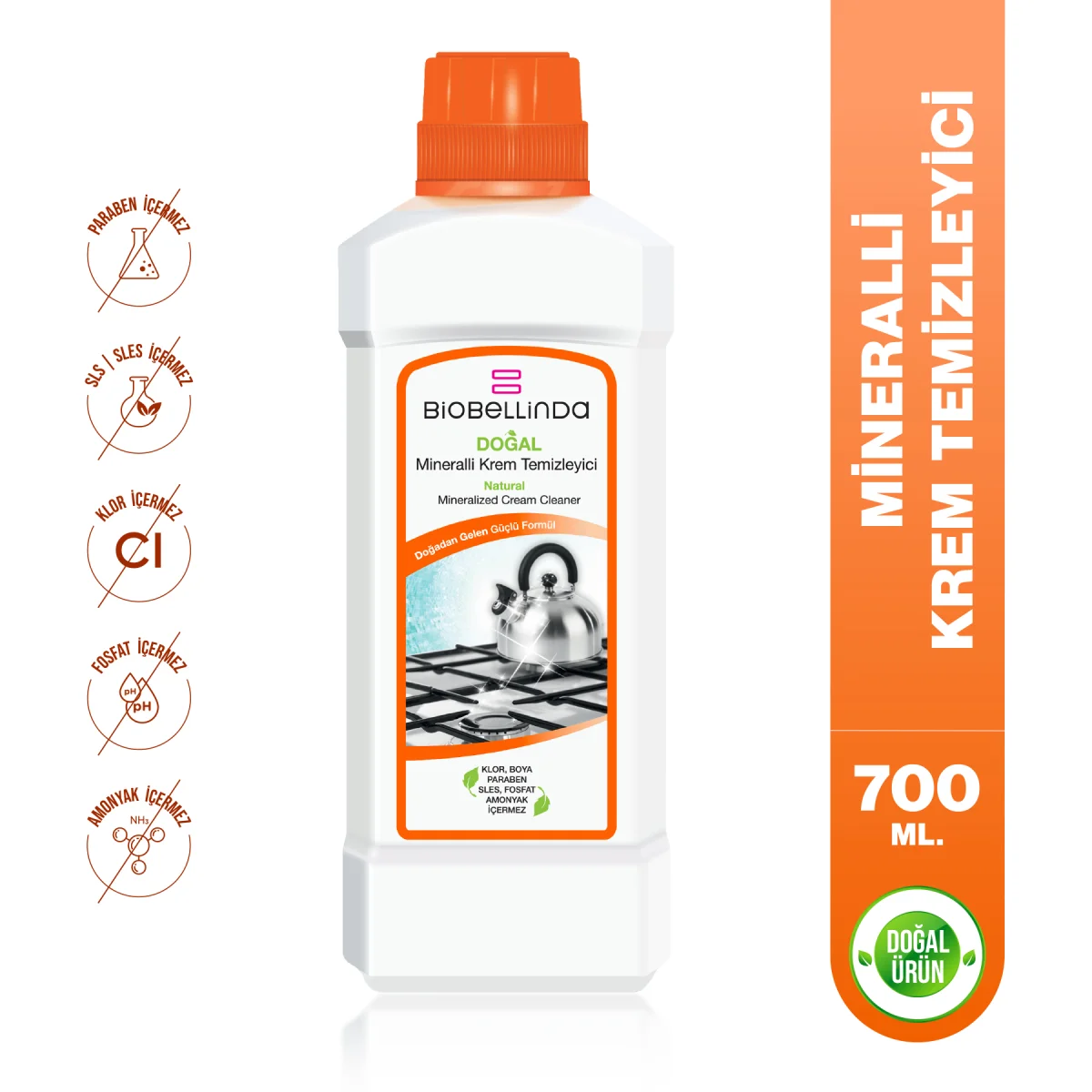 Biobellinda Mineralli Krem Temizleyici 1050 G/700 Ml