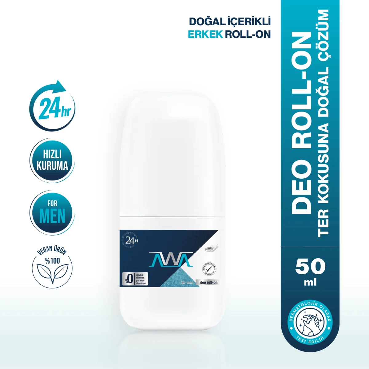 Biobellinda Deo Doğal İçerikli Erkek Roll On 50 Ml