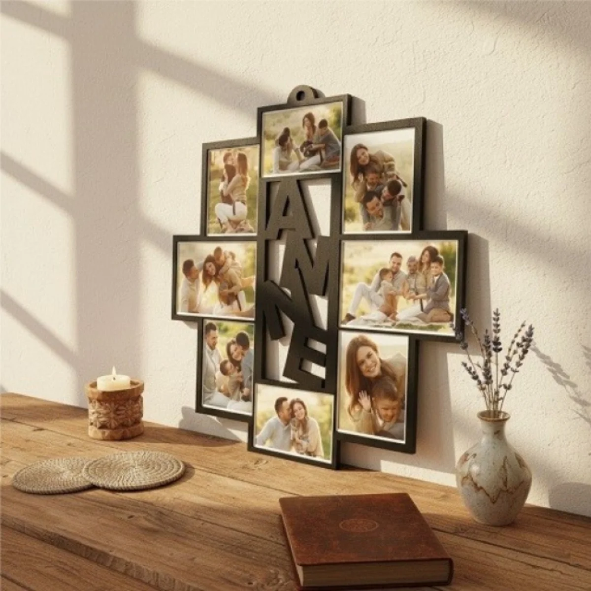 Anne Yazılı Fotoğraf Baskılı Tablo