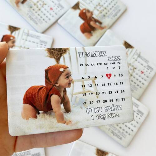 Takvim Tasarımlı Doğum Günü Magnet - 1